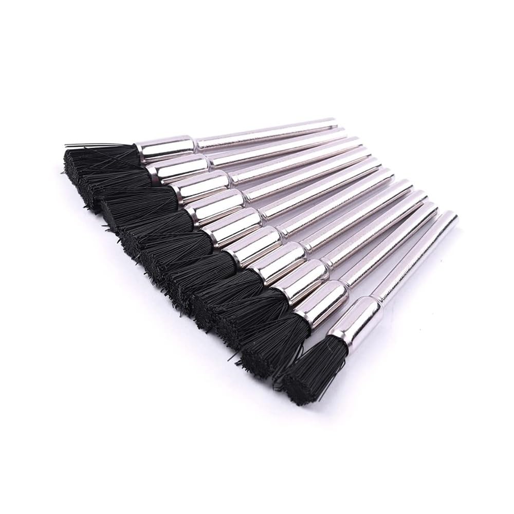 Zestaw szczotek drucianych do wiertarek, szczotka druciana tarczowa, 40 szt./partia, trzonek 3 mm, 4 rodzaje, nylon/włosie końskie/mosiężne/stalowe, polerujące narzędzi szlifierskich obrotowych