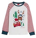 Disney Cars Christmas Pyjamas Boys Lightning McQueen Mater Full Length Xmas Pjs Set White/Red 8 Years - Image 2