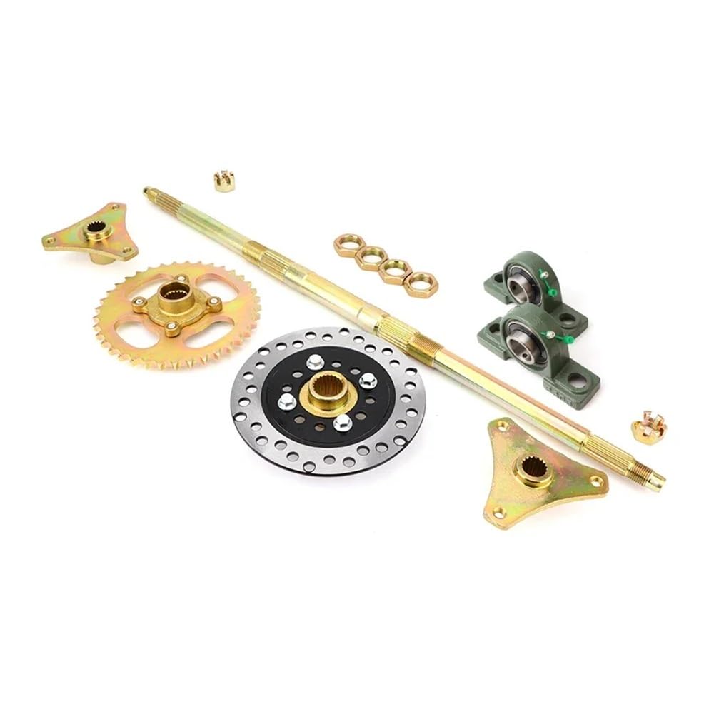 Eje trasero de 610 mm para reparar el mini quad infantil en las escapadas de fin de semana