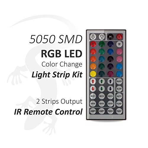 20M 5050Smd Rgb Led Strip Light Kit 44 Key Remote 2 Outlet 5A Power Combo #TOP6