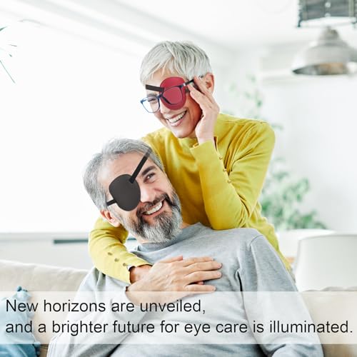 image for THSIREE Eye Patch, 2PCS 3D Adjustable Eyepatch, Medical Eye Patches fo
