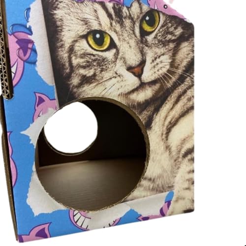 Arranhador para Gatos em Kraft Rampa de Arranhar Antiestress Casinha Pet