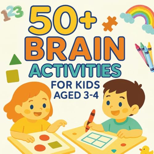50+ Brain Activities for Kids Aged 3-4: The Perfect Fun & Educational Gift for Toddlers — Ideal for Christmas, Birthdays, Holidays & Everyday Fun! image 2