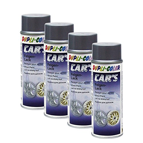 Rénover des roues ternies grâce au vernis jante argenté Dupli Color Cars à haute couvrance