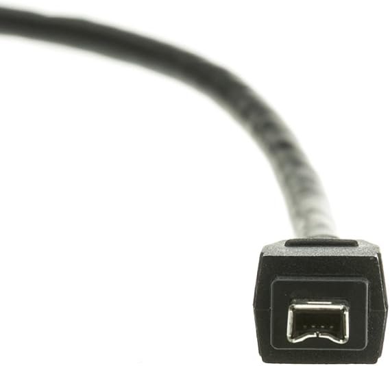 CableWholesale Firewire 400 4 Pin to 6 Pin Cable, Male to Male iLink DV Cable, 6-Pin/4-Pin IEEE 1394a, Black, 6 Pin to 4 Pin Male to Male DV Cable 4-Pin to 6-Pin FireWire Cable Cord, 10 Feet