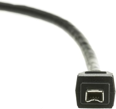 CableWholesale Firewire 400 4 Pin to 6 Pin Cable, Male to Male iLink DV Cable, 6-Pin/4-Pin IEEE 1394a, Black, 6 Pin to 4 Pin Male to Male DV Cable 4-Pin to 6-Pin FireWire Cable Cord, 10 Feet