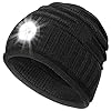Mens Gifts Beanie Hat with Light: Stocking Stuffers Women Men Rechargeable Cap LED Flashlight Winter Hats Gift Ideas for…
