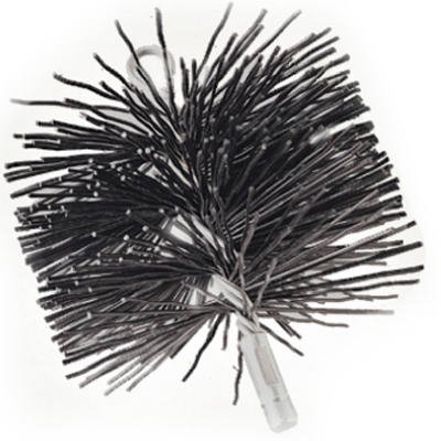 Imperial Mfg Group Usa BR0182 8-Inch Black Polypropylene Chimney Brush - Quantity 12