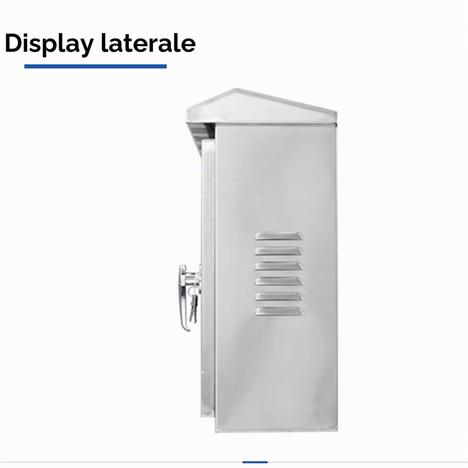 304 Scatola di giunzione per armadio di controllo in acciaio inossidabile 40X30X14 CM Scatola di distribuzione elettrica a parete impermeabile per esterni