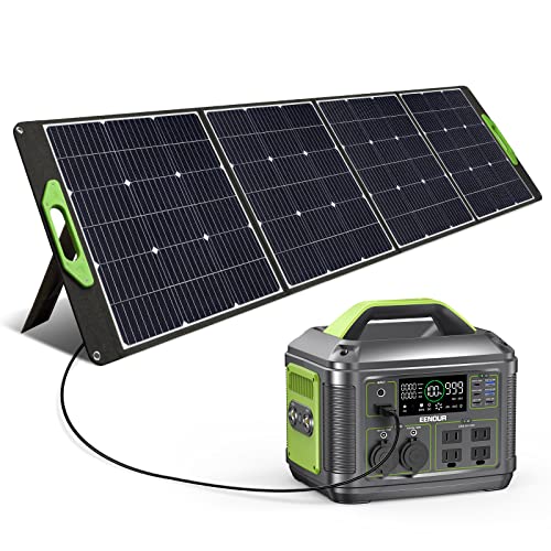 Amazon.co.jp: EENOUR ポータブル電源 P703 ソーラーパネル200W 1枚