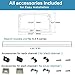 Muzata 6Pack Corner Connectors and LED Channel Corner Connectors Kit L-Shape Adaptor for U103 Aluminum Channel 90 Degree LC17 C1