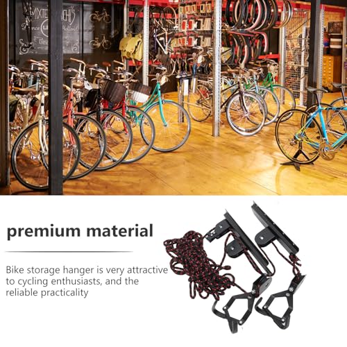 Colgador de bicicletas estable de pared en interiores para almacenar 3