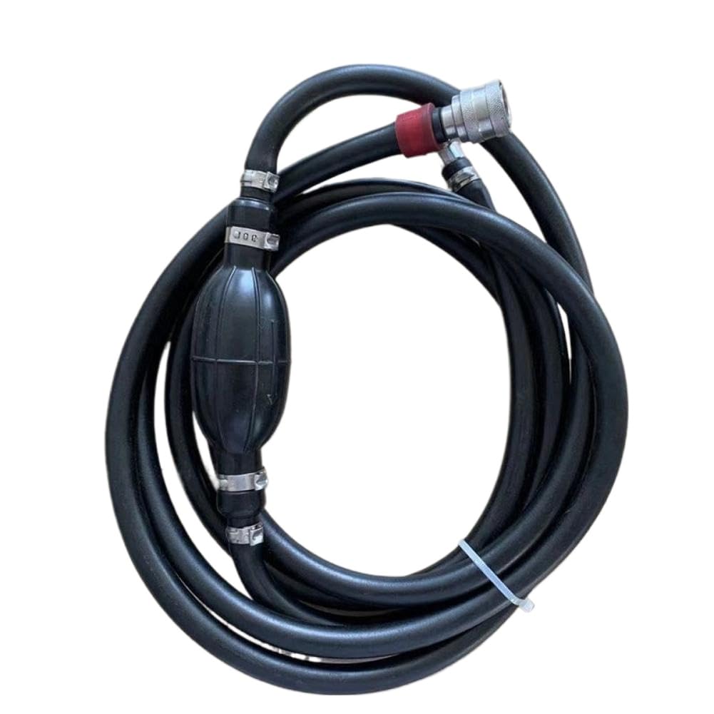 Tubo Carburante 8Mm Con Pompa Manuale Compatibile Con Fuoribordo
