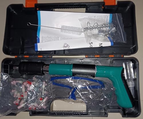 Image of Nail Gun Kit with 50pcs Nails,5 Speed Adjustable Manual Steel Nail Gun, Wall Fastening Power Tool, Portable Nail Shooting Machine, Wall Anchor Wire Slotting Device Household Decoration