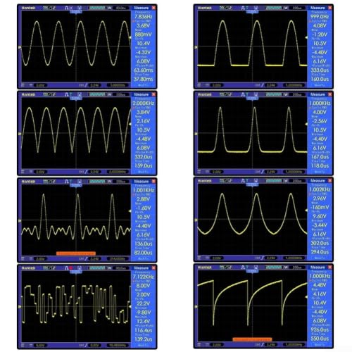 Generador de funciones DDS con pantalla LCD y 15 formas de onda para pruebas de laboratorio 6