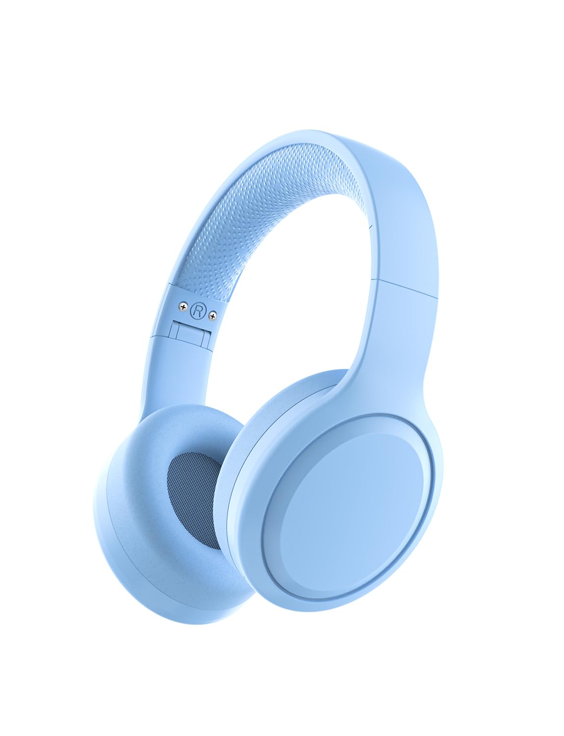 Xunpuls Bluetooth-Kopfhörer für Kinder, faltbar, kabellos, Stereo-Sound mit Mikrofon, 10 Stunden Spielzeit, Bluetooth 5.3, kabellose Kopfhörer für Kinder, Erwachsene, Schule, Online-Klasse, Blau