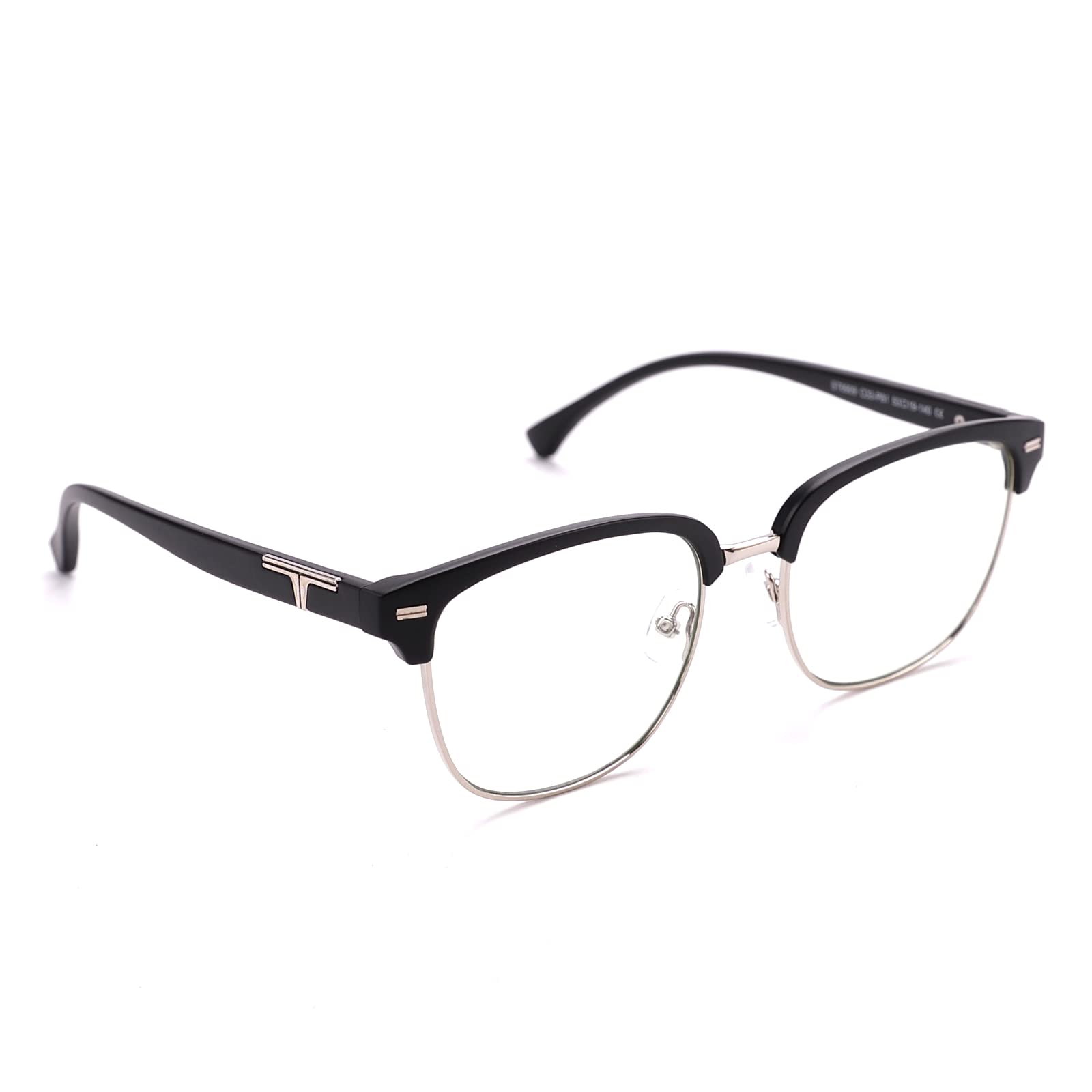 Intellilens | Zero Power Blue Cut Computer Glasses | Anti Glare, Lightweight & Blocks Harmful Rays | UV Protection Specs | For Men & Women |Matte Black | Round | Medium (B0BDMP242D) Amazon Price History, Amazon Price Tracker