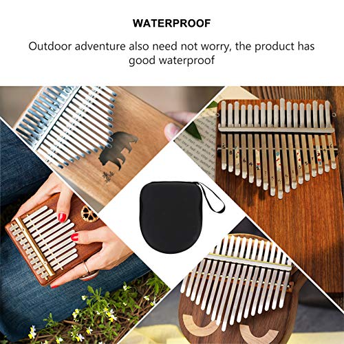 ARTIBETTER Estojo para Piano de Dedo à Prova de Choque Estojo Durável Portátil Kalimba ( Preto )