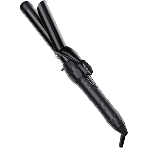 LURA 1 Inch Curling Iron with Ceramic Tourmaline Barrel, Dual Voltage Hair Curler with 2 Heat Settings (320℉-410℉), Curling Wand for All Hair Types