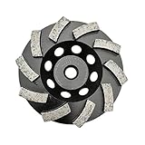 DT-DIATOOL Diamond Cup Wheel - Disco de 100 mm x M14 soldado turbo para hormigón, ladrillo, piedra dura, granito, mármol.