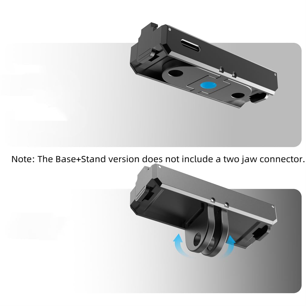pour Insta 360 Go 3 Station d'accueil rechargeable avec base magnétique à dégagement rapide (support)
