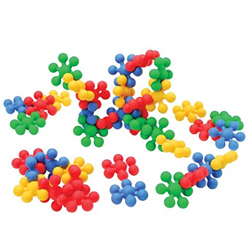 Mini Flexi-Builders 77 pc. Set of Star Shaped Hexigons for Building 3D Structures