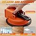 Floor Gap Fixer Tool Laminate Flooring Tools Wood Floor Repair Kit Vacuum Suction Cup Plank Grabber Power Shunting Installation for Flooring Seam Setter Fixing Grabber Leveler(Orange)