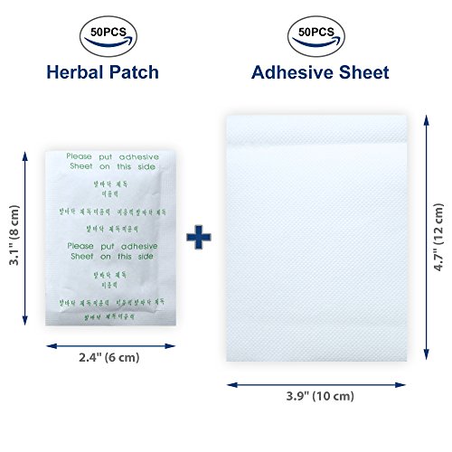 Premium Foot Pads: (50pc) - Rapid Pain Relief & Foot Health, Fresh Scent, New Formula for 2019 - Thumbnail 5