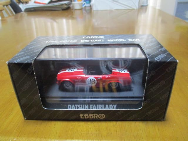 Amazon | エブロ 1/43 「 ダットサン フェアレディ2000 SCCAレーサー