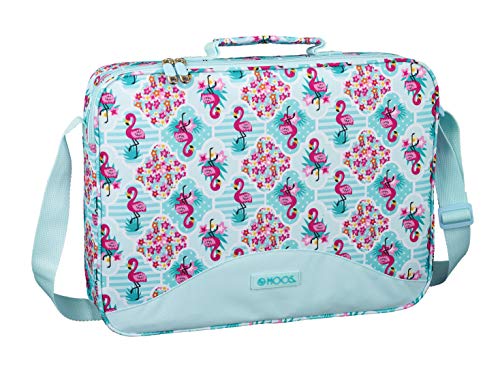 Moos Flamingo Turquoise Oficial Cartera Extraescolares