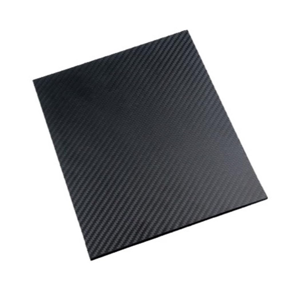 Scheda composita Foglio quadrato in fibra di carbonio 3K con finitura opaca, pannello composito 10x10 cm for robotica automobilistica, 1 pezz0(4mm)