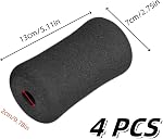 4 pcs Peintre en mousse de banc, WizeFolk Éponge Cover Équipement de fitness, Rouleaux Remplacement Rouleau de mousse, Manche d'entraînement Ab pour banc de poids,Inversion d'équipement de table et de salle de gym