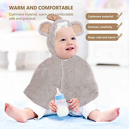 ABOOFAN Manto de Algodão Das Meninas Dos Meninos Dos Desenhos Animados Do Elefante Do Bebê Capa Com