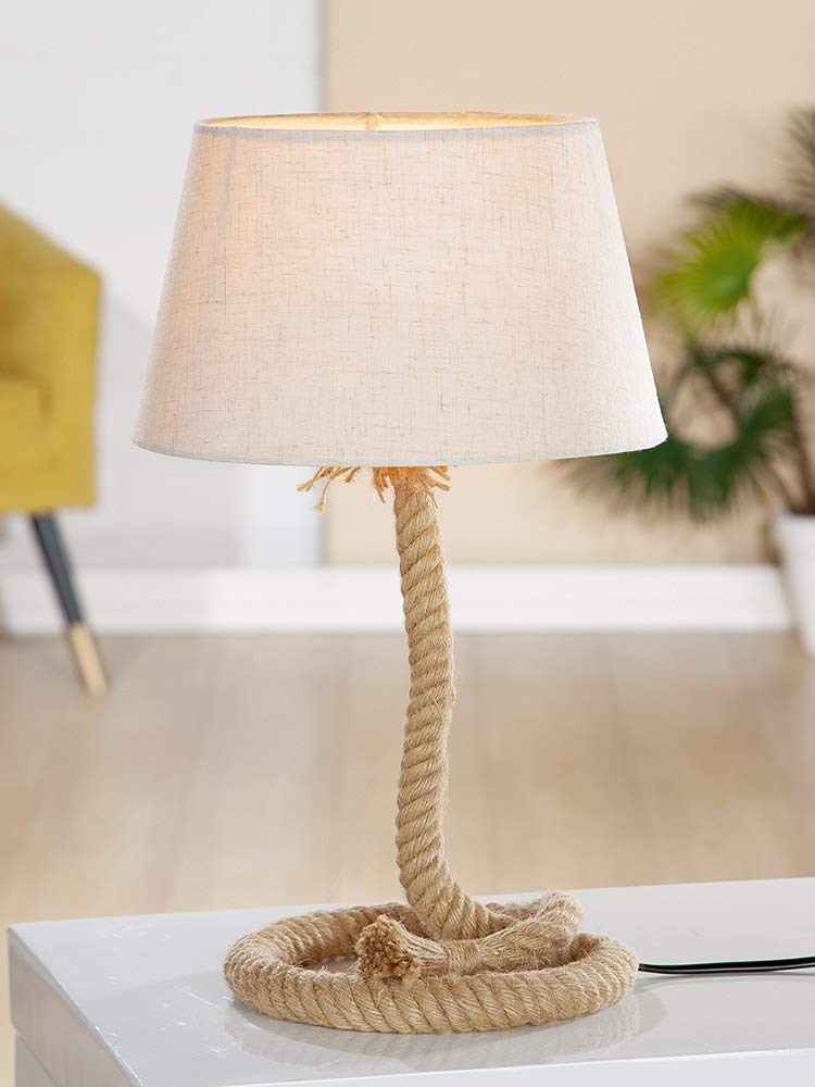 GILDE Tisch Lampe - Beach Deko - Strand Deko - maritimes Flair H 40 cm