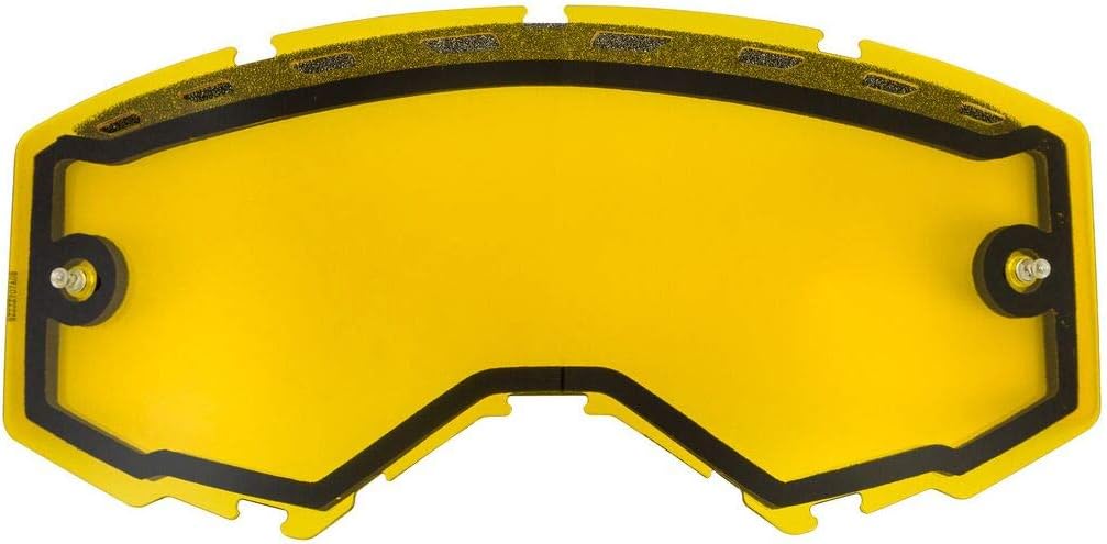Fly Racing Vented Dual Goggle Lens with Posts (Clear) : Automotive