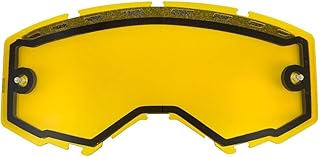Fly Racing DUAL LENS W/VENTS AND POST YELLOW