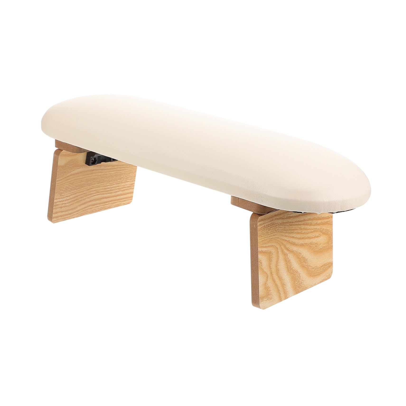 Reposabrazos de Manicura Plegable, Madera y Pu Esponja