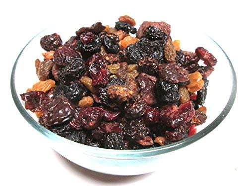 Premium Mixed Dried Berries, 3 Lb (Blueberry, Cherry, Cranberry, Currant, Golden Raisin) #TOP13