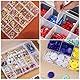 Mispudin 20 Fächer Sortierboxen für Kleinteile, 2er-Set Aufbewahrungsbox mit Fächern, Einstellbar Sortierbox Klein, Kleinteile Organizer, Transparente Setzkasten Sortierkasten für Schrauben, Perlen