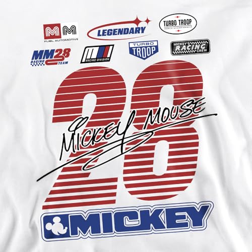 Maillot de survêtement Mickey Mouse blanc résistant et confortable