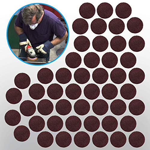 Katzco Sanding Disc – 50 Piece Set of Heavy Duty and Durable 2 inch 60 Grit Sander - Automotive, Tools and Equipment, Body Repair Tool