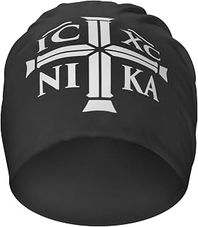 Christian Ic Xc Nika Eastern Orthodox Beanie Hat Men Winter Hat Women Slouchy Skull Cap