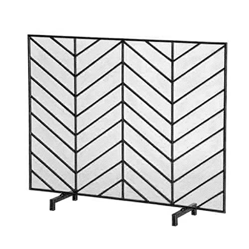 Écran de cheminée anti projection pour protéger tapis et sols