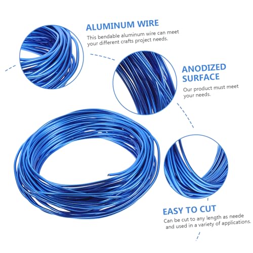 Alambre de aluminio OSALADI cortable y maleable de uso multifunción para esculpir figuras y DIY 2