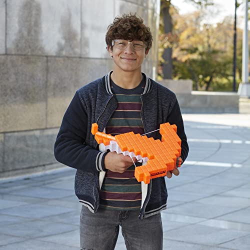 Nerf Minecraft Pillager's Crossbow, Dart-Blasting Crossbow, Includes 3 Nerf Elite Darts, Real Crossbow Action, Pull-Back Priming Handle - image 6