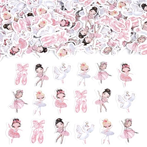 Kreatwow Décorations de Table de Ballet Confettis de Ballet Décors de Fête d'anniversaire de Ballet Danse Fille Ballet Party Supply Chaussures de Ballet...