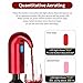 Electric Wine Aerator, Smart Quantified Adjustable Pourer, Temperature/power Display, Led Viewing Window, Auto Drink for All Bottle Sizes(Black)