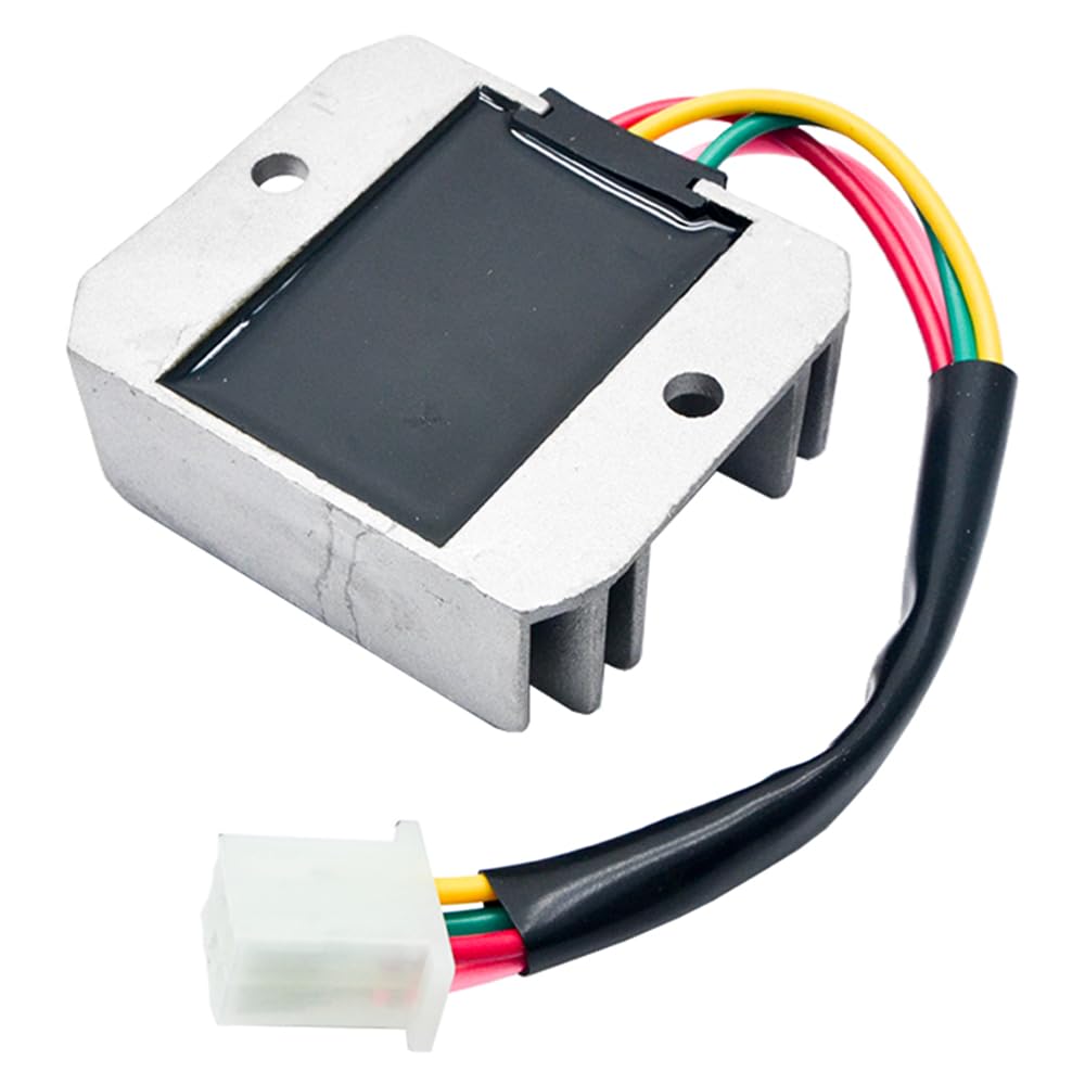 Riloer Regolatore raddrizzatore universale 4 fili 12 V AC regolatore di tensione per moto quad scooter