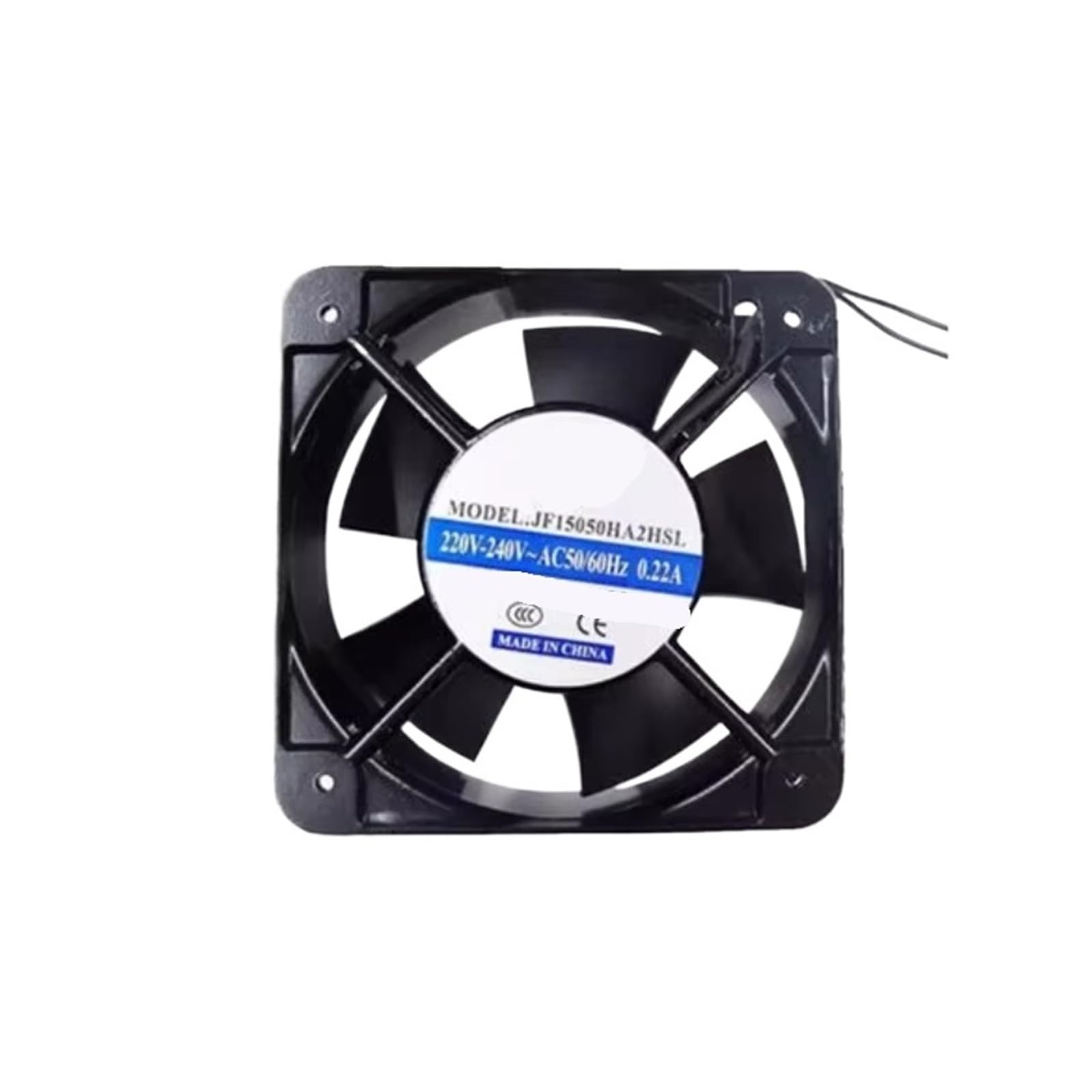 JF15050HA2HSL Server Cooling Fan AC 220/240V 0.22A 150x150x50mm 2-Wire