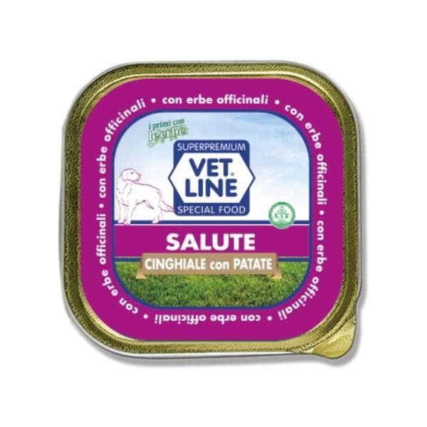 VET LINE SALUTE CINGHIALE E PATATE. 150GR